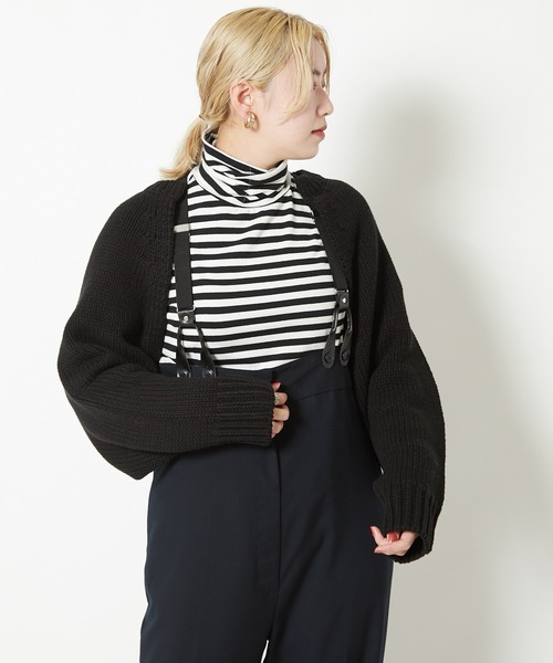 CIAOPANIC（チャオパニック）の「ニットボレロTシャツセット/セットアイテム（ニット/セーター・レディース・アイボリー/ブラック/グリーン・FREE）」の14枚目の写真