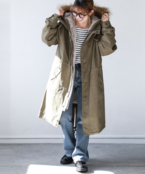 セール】『ライナー付き3wayモッズコート』（モッズコート）｜somari