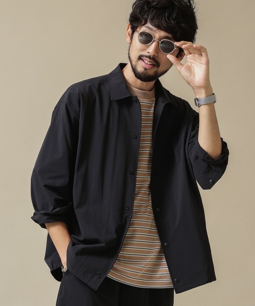 WEB限定】CORDURAコーチシャツ（シャツ/ブラウス）｜NANO universe