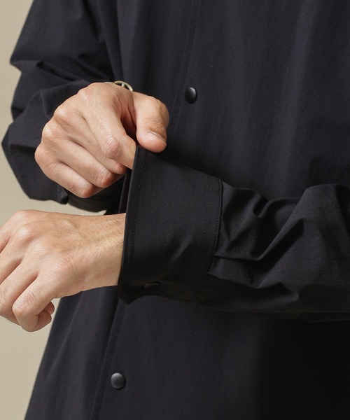 NANO universe(ナノユニバース)の「【WEB限定】CORDURAコーチシャツ(シャツ/ブラウス・メンズ・ネイビー/ブラック/ベージュ・マルチサイズ)」の11枚目の写真