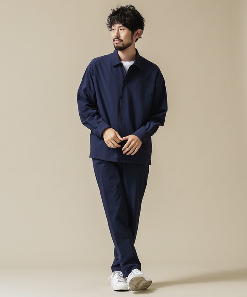 NANO universe(ナノユニバース)の「【WEB限定】CORDURAコーチシャツ(シャツ/ブラウス・メンズ・ネイビー/ブラック/ベージュ・マルチサイズ)」の9枚目の写真