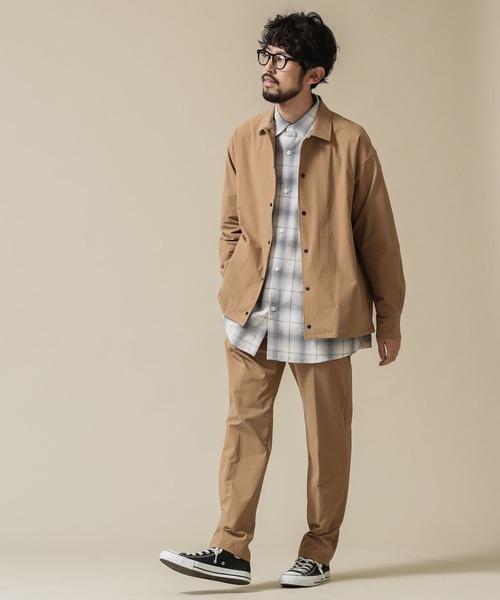 NANO universe(ナノユニバース)の「【WEB限定】CORDURAコーチシャツ(シャツ/ブラウス・メンズ・ネイビー/ブラック/ベージュ・マルチサイズ)」の8枚目の写真