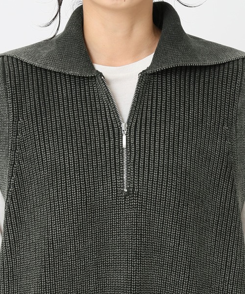 JOURNAL STANDARD relume（ジャーナルスタンダード　レリューム）の「製品染めジップベスト◆（ベスト・レディース・グレー/キャメル・FREE）」の22枚目の写真