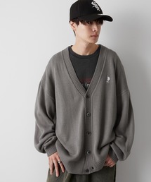 U.S. POLO ASSN. | U.S. POLO ASSN. / ユーエスポロアッスン 別注 ロゴ刺繍 オーバーサイズ ボリュームニットカーディガン(カーディガン/ボレロ)