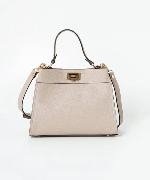 URBAN RESEARCH ROSSO WOMEN（アーバンリサーチ　ロッソ）の「GIANNI NOTARO　レザーバッグ（ハンドバッグ・レディース・ベージュ/グレー系その他・-）」の4枚目の写真