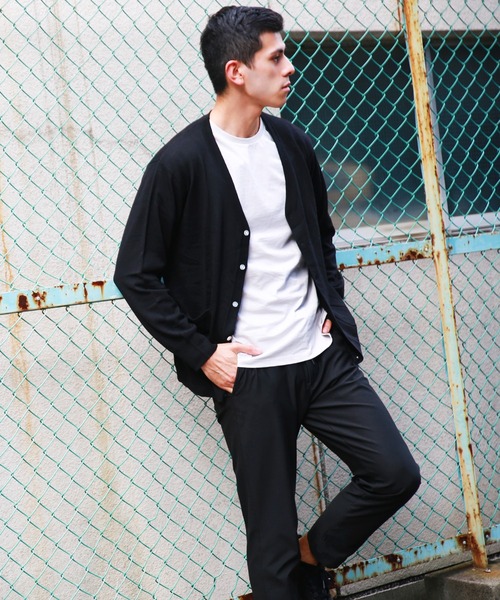 WESTSEA(ウエストシー)の「WEB限定 シープカシミヤタッチ Vネックニットカーディガン(カーディガン/ボレロ・メンズ・ブラック/ネイビー/グレー/ブラウン系その他/ライラック/ワイン/グレイッシュベージュ/チャコール・S/M/L/XL)」の10枚目の写真
