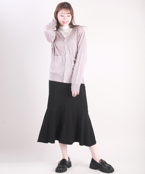 WESTSEA(ウエストシー)の「WEB限定 シープカシミヤタッチ Vネックニットカーディガン(カーディガン/ボレロ・メンズ・ブラック/ネイビー/グレー/ブラウン系その他/ライラック/ワイン/グレイッシュベージュ/チャコール・S/M/L/XL)」の19枚目の写真