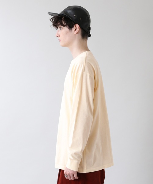 RAGEBLUE（レイジブルー）の「ピグメント/ビッグシルエットロンＴ/214696（Tシャツ/カットソー・メンズ・ベージュ/ブルー/その他19/オフホワイト・MEDIUM/LARGE）」の10枚目の写真