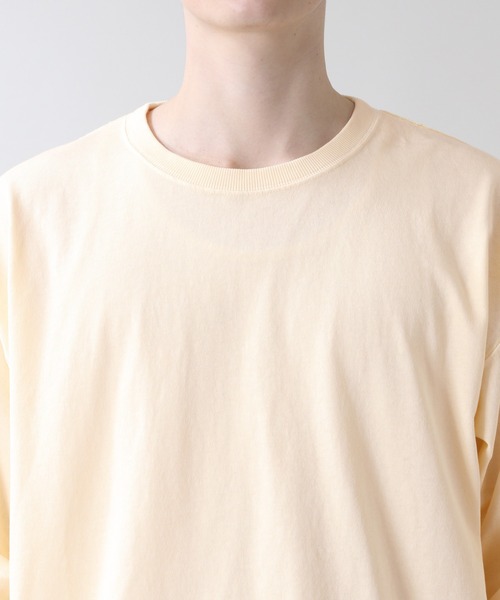 RAGEBLUE（レイジブルー）の「ピグメント/ビッグシルエットロンＴ/214696（Tシャツ/カットソー・メンズ・ベージュ/ブルー/その他19/オフホワイト・MEDIUM/LARGE）」の12枚目の写真