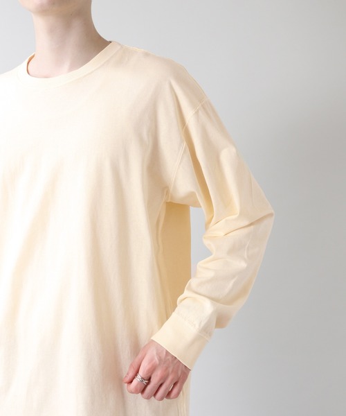 RAGEBLUE（レイジブルー）の「ピグメント/ビッグシルエットロンＴ/214696（Tシャツ/カットソー・メンズ・ベージュ/ブルー/その他19/オフホワイト・MEDIUM/LARGE）」の13枚目の写真