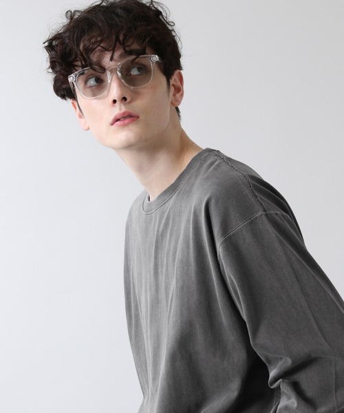 RAGEBLUE（レイジブルー）の「ピグメント/ビッグシルエットロンＴ/214696（Tシャツ/カットソー・メンズ・ベージュ/ブルー/その他19/オフホワイト・MEDIUM/LARGE）」の22枚目の写真