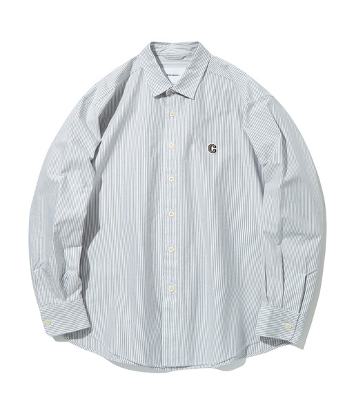 COVERNAT(カバーナット)の「【COVERNAT】C LOGO OXFORD SHIRTS / カバーナット Cロゴ オックスフォード シャツ(シャツ/ブラウス・メンズ・ホワイト/ブルー系その他/ブルー/グリーン/グレー系その他・LARGE/SMALL/MEDIUM/X-LARGE)」の3枚目の写真
