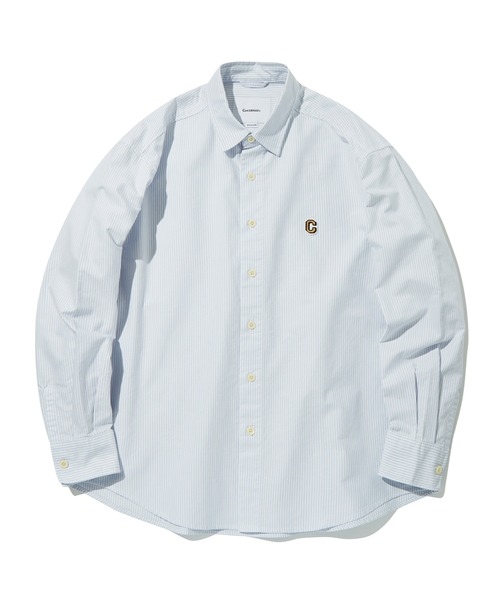 COVERNAT(カバーナット)の「【COVERNAT】C LOGO OXFORD SHIRTS / カバーナット Cロゴ オックスフォード シャツ(シャツ/ブラウス・メンズ・ホワイト/ブルー系その他/ブルー/グリーン/グレー系その他・LARGE/SMALL/MEDIUM/X-LARGE)」の5枚目の写真