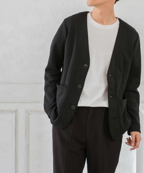 improves(インプローブス)の「T/C ポンチ 3B ノーカラージャケット セットアップ対応(テーラードジャケット・メンズ・ネイビー/チャコール/ブラック・MEDIUM/X-LARGE/LARGE)」の18枚目の写真