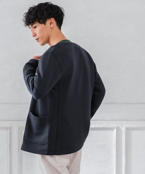 improves(インプローブス)の「T/C ポンチ 3B ノーカラージャケット セットアップ対応(テーラードジャケット・メンズ・ネイビー/チャコール/ブラック・MEDIUM/X-LARGE/LARGE)」の7枚目の写真