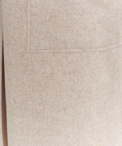 ASTRAET（アストラット）の「＜ASTRAET（アストラット）＞W/N/PE ガウン リバーコート†（ノーカラーコート・レディース・ベージュ・1/0）」の8枚目の写真