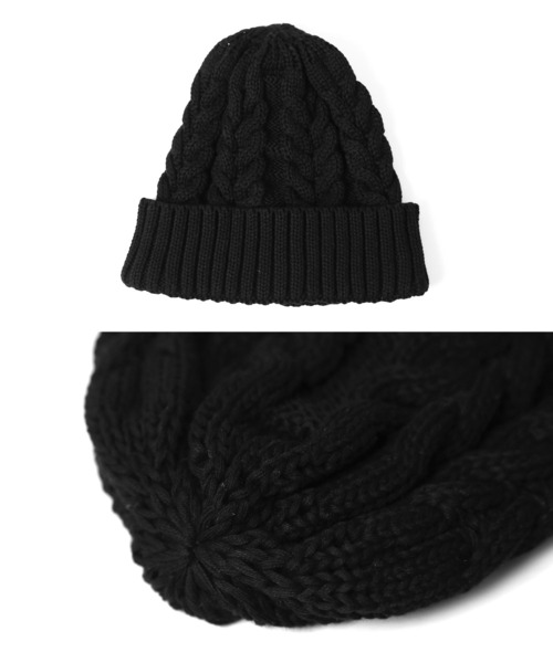 jiggys shop（ジギーズショップ）の「コットンニット ケーブル柄ニットワッチキャップ（ニットキャップ/ビーニー・メンズ・マスタード/レッド/ピンク/ホワイト/ブラック/ベージュ/ブルー/ネイビー・FREE）」の20枚目の写真