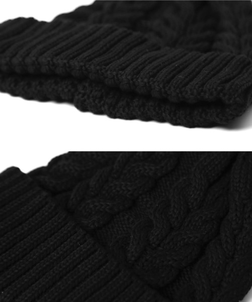 jiggys shop（ジギーズショップ）の「コットンニット ケーブル柄ニットワッチキャップ（ニットキャップ/ビーニー・メンズ・マスタード/レッド/ピンク/ホワイト/ブラック/ベージュ/ブルー/ネイビー・FREE）」の17枚目の写真