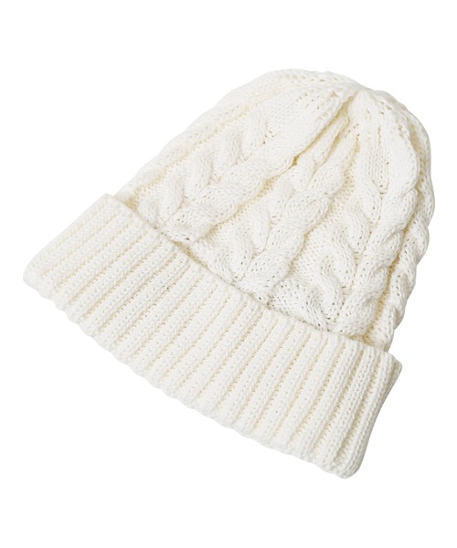 jiggys shop（ジギーズショップ）の「コットンニット ケーブル柄ニットワッチキャップ（ニットキャップ/ビーニー・メンズ・マスタード/レッド/ピンク/ホワイト/ブラック/ベージュ/ブルー/ネイビー・FREE）」の15枚目の写真