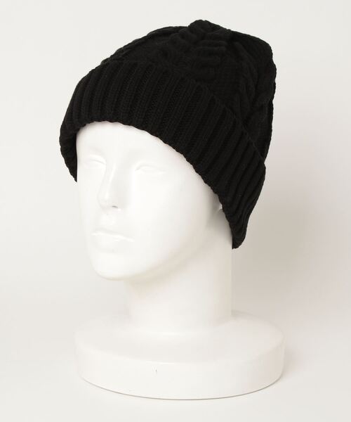 jiggys shop（ジギーズショップ）の「コットンニット ケーブル柄ニットワッチキャップ（ニットキャップ/ビーニー・メンズ・マスタード/レッド/ピンク/ホワイト/ブラック/ベージュ/ブルー/ネイビー・FREE）」の11枚目の写真