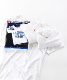 【HANES/ヘインズ】【さらっとドライ】青パック クルーネックTシャツ 3枚組 速乾・型崩れしにくい 3P パックT