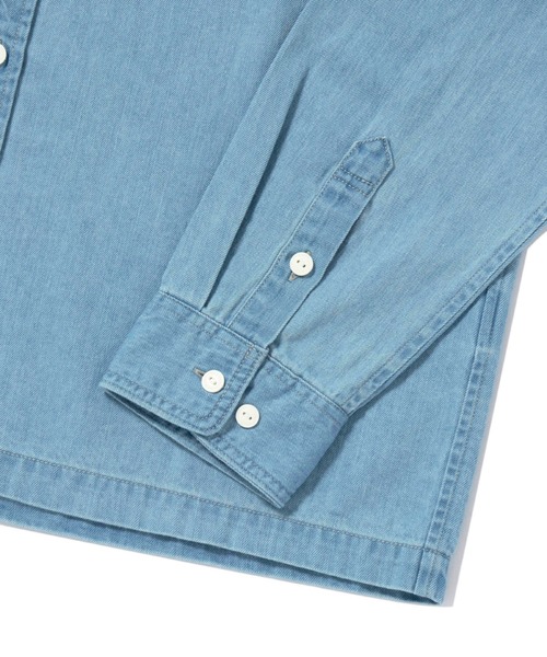HUF（ハフ）の「GATHERING DENIM SHIRT / HUF デニムシャツ プリント