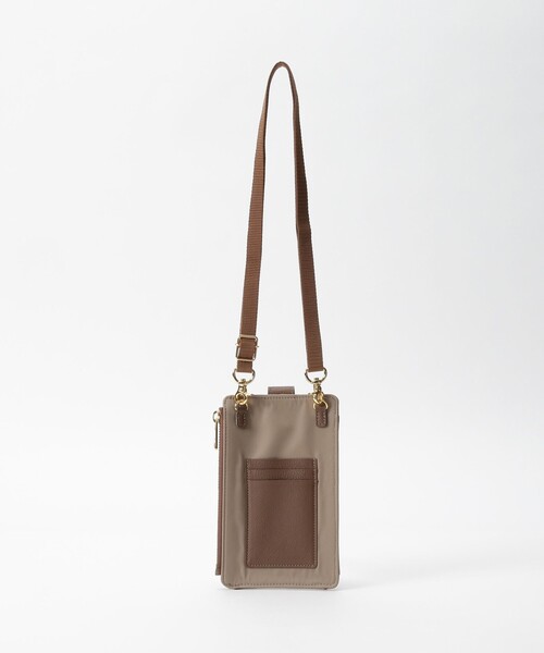 ブルーレーベル　クレストブリッジチェックスマホポシェット クレストブリッジチェックPVCスマホポシェット