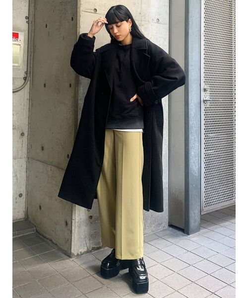 EMODA（エモダ）の「タンクワイドルーズパンツ（その他パンツ・レディース・ブラック/グレー/イエロー/オレンジ/グリーン・FREE）」の22枚目の写真