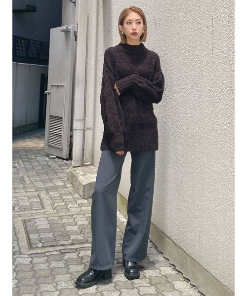 EMODA（エモダ）の「タンクワイドルーズパンツ（その他パンツ・レディース・ブラック/グレー/イエロー/オレンジ/グリーン・FREE）」の10枚目の写真