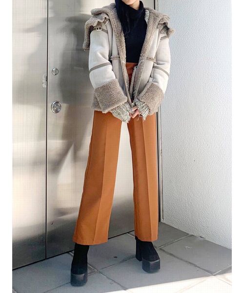 EMODA（エモダ）の「タンクワイドルーズパンツ（その他パンツ・レディース・ブラック/グレー/イエロー/オレンジ/グリーン・FREE）」の18枚目の写真