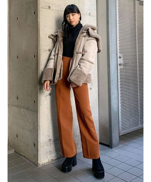 EMODA（エモダ）の「タンクワイドルーズパンツ（その他パンツ・レディース・ブラック/グレー/イエロー/オレンジ/グリーン・FREE）」の15枚目の写真