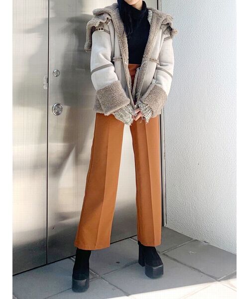 EMODA（エモダ）の「タンクワイドルーズパンツ（その他パンツ・レディース・ブラック/グレー/イエロー/オレンジ/グリーン・FREE）」の20枚目の写真