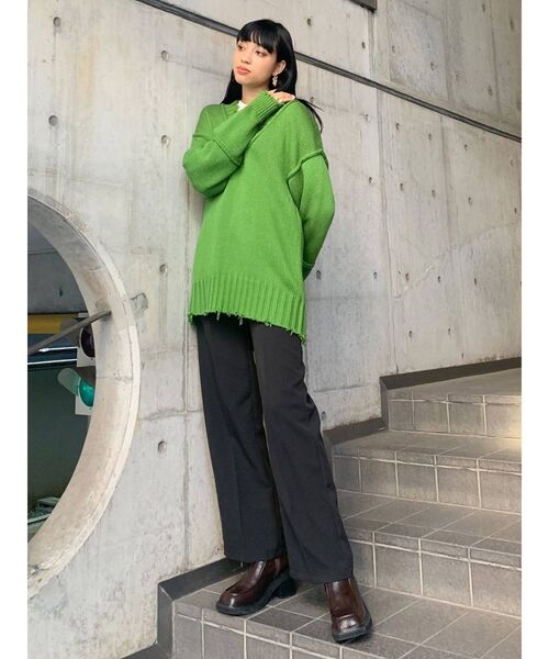 EMODA（エモダ）の「タンクワイドルーズパンツ（その他パンツ・レディース・ブラック/グレー/イエロー/オレンジ/グリーン・FREE）」の13枚目の写真