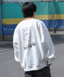 【ZIP FIVE】【肉厚】 ビッグシルエットバックプリントクルースウェット