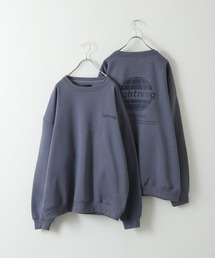 【ZIP FIVE】【肉厚】 ビッグシルエットバックプリントクルースウェット