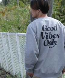 ZIP FIVE | 【肉厚】 裏起毛ビッグシルエットバックプリントクルースウェット【ユニセックス】(スウェット)