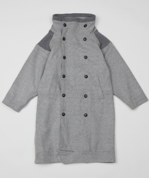 AlexanderLeeChang（アレキサンダーリーチャン）の「AlexanderLeeChang/アレキサンダーリーチャン　SAKASAMA LONG P COAT　AC032106（その他アウター・メンズ・ベージュ/ネイビー/グレー・2/3）」の10枚目の写真