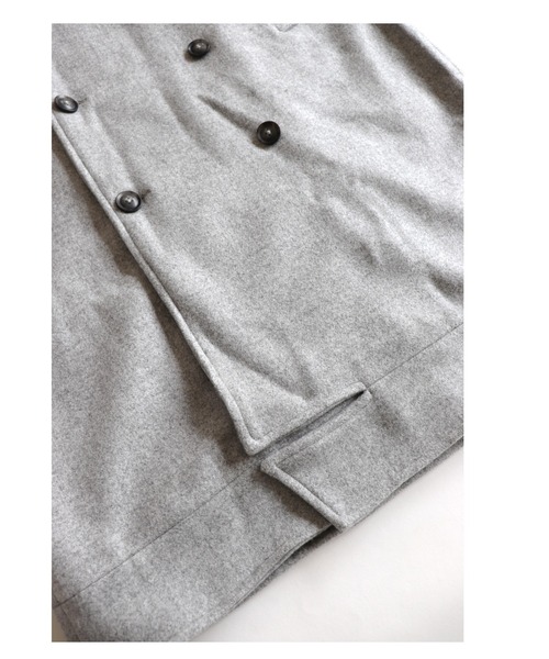 AlexanderLeeChang（アレキサンダーリーチャン）の「AlexanderLeeChang/アレキサンダーリーチャン　SAKASAMA LONG P COAT　AC032106（その他アウター・メンズ・ベージュ/ネイビー/グレー・2/3）」の5枚目の写真