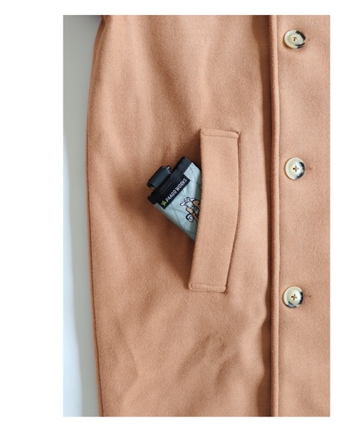 AlexanderLeeChang（アレキサンダーリーチャン）の「AlexanderLeeChang/アレキサンダーリーチャン　SAKASAMA LONG P COAT　AC032106（その他アウター・メンズ・ベージュ/ネイビー/グレー・2/3）」の12枚目の写真