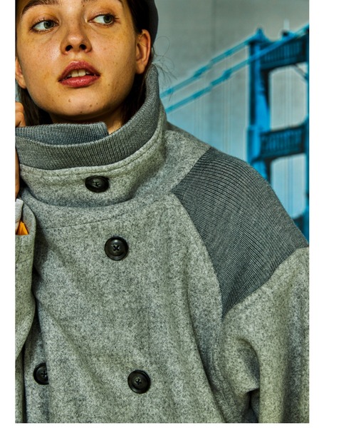 AlexanderLeeChang（アレキサンダーリーチャン）の「AlexanderLeeChang/アレキサンダーリーチャン　SAKASAMA LONG P COAT　AC032106（その他アウター・メンズ・ベージュ/ネイビー/グレー・2/3）」の9枚目の写真