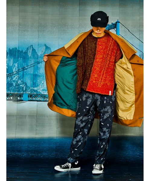 AlexanderLeeChang（アレキサンダーリーチャン）の「AlexanderLeeChang/アレキサンダーリーチャン　SAKASAMA LONG P COAT　AC032106（その他アウター・メンズ・ベージュ/ネイビー/グレー・2/3）」の19枚目の写真