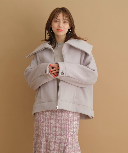 Mystrada（マイストラーダ）の「ビッグカラージップコート（ダウン