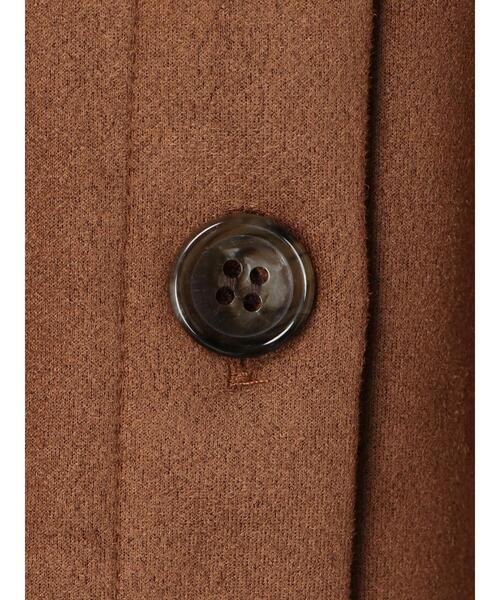 GARAGE OF GOOD CLOTHING（ガレージオブグッドクロージング）の「スエードシャツジャケット＊＊（ブルゾン・レディース・ブラウン/アイボリー・FREE）」の12枚目の写真