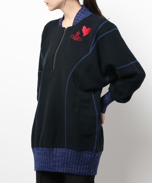 メッシュリバー裏毛ナッピング起毛ビッグカラーブルゾン Vivienne Westwood（ヴィヴィアンウエストウッド）の「メッシュ