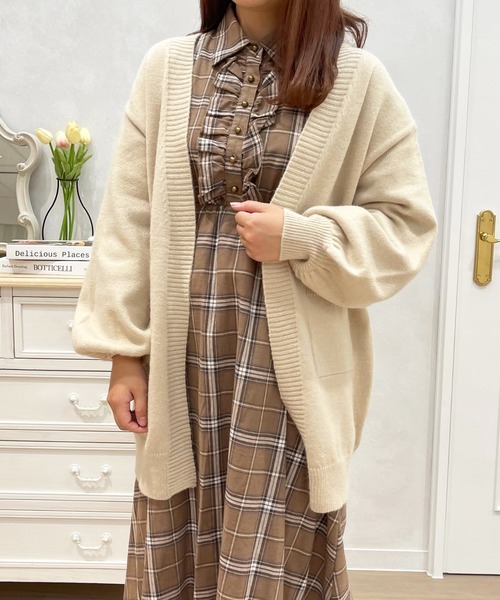 apres jour（アプレジュール）の「もちもちカーディガン【ZOZOTOWN限定アイテム】（カーディガン/ボレロ・レディース・アイボリー/モカ/ライトベージュ・X-LARGE/フリー）」の9枚目の写真