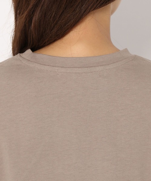 mysty woman(ミスティウーマン)の「刺繍プリントロンT 258223(Tシャツ/カットソー・レディース・ブラウン/オフホワイト/チャコール・FREE)」の16枚目の写真