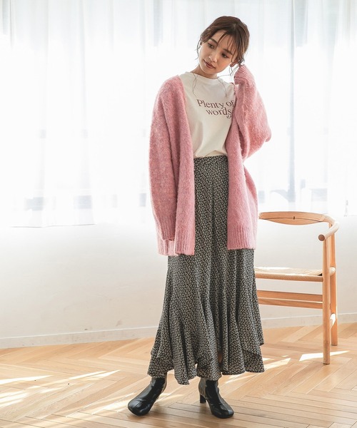 mysty woman(ミスティウーマン)の「刺繍プリントロンT 258223(Tシャツ/カットソー・レディース・ブラウン/オフホワイト/チャコール・FREE)」の22枚目の写真