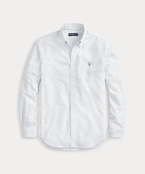 POLO RALPH LAUREN(ポロ ラルフ ローレン)の「クラシック フィット ストライプド オックスフォード シャツ(シャツ/ブラウス・メンズ・ブルー・S/XS/L/XL/M/XXL)」の6枚目の写真