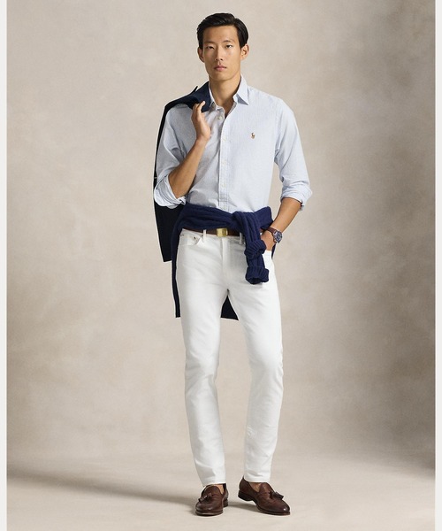 POLO RALPH LAUREN(ポロ ラルフ ローレン)の「クラシック フィット ストライプド オックスフォード シャツ(シャツ/ブラウス・メンズ・ブルー・S/XS/L/XL/M/XXL)」の5枚目の写真