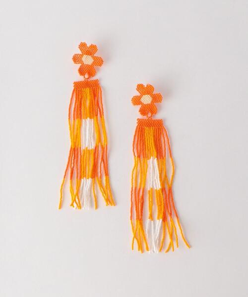 ＜CASA CLARA＞DAISY フリンジ ピアス